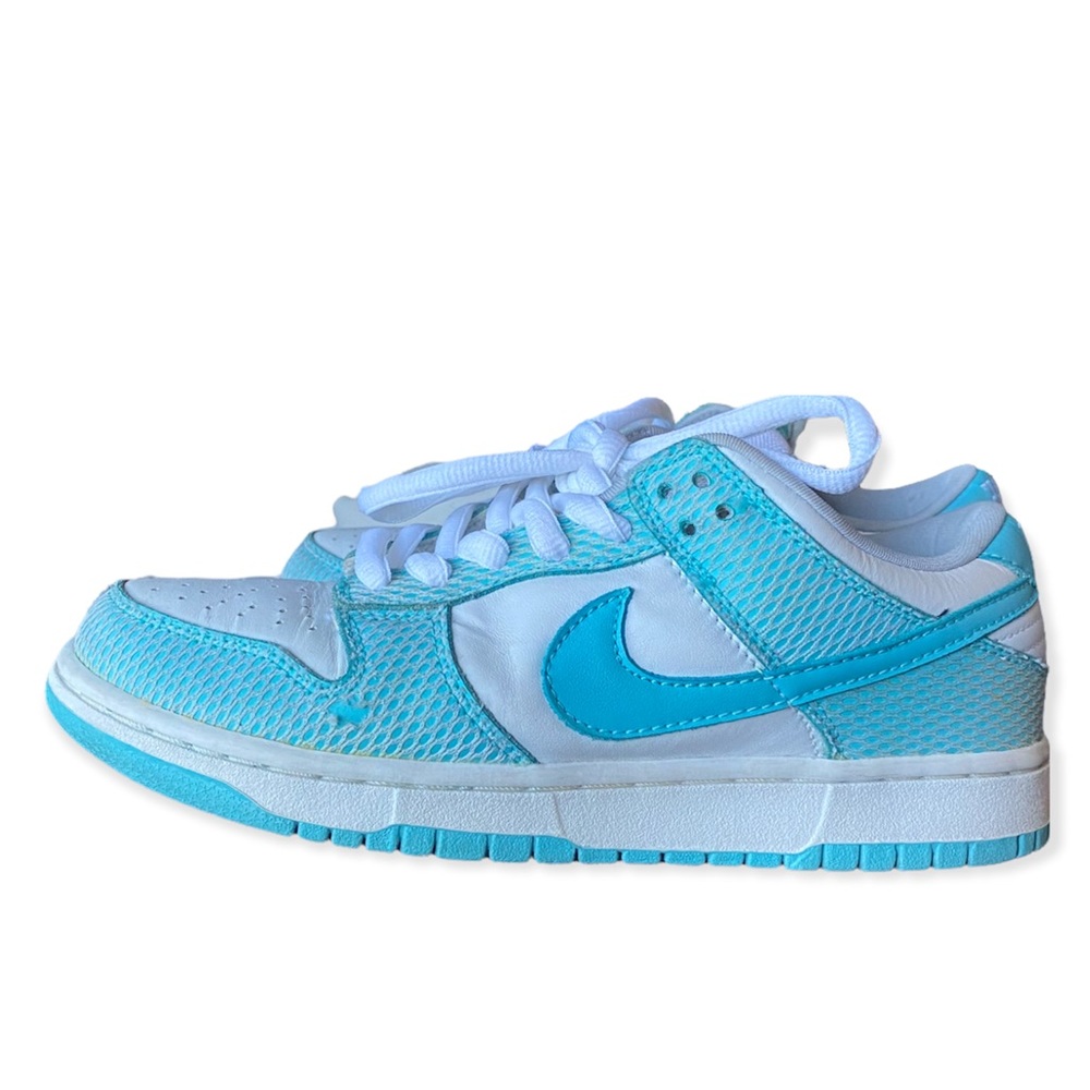Nike SB Dunk Low High Hare Blue & White Retro OG - Picture 6 of 12